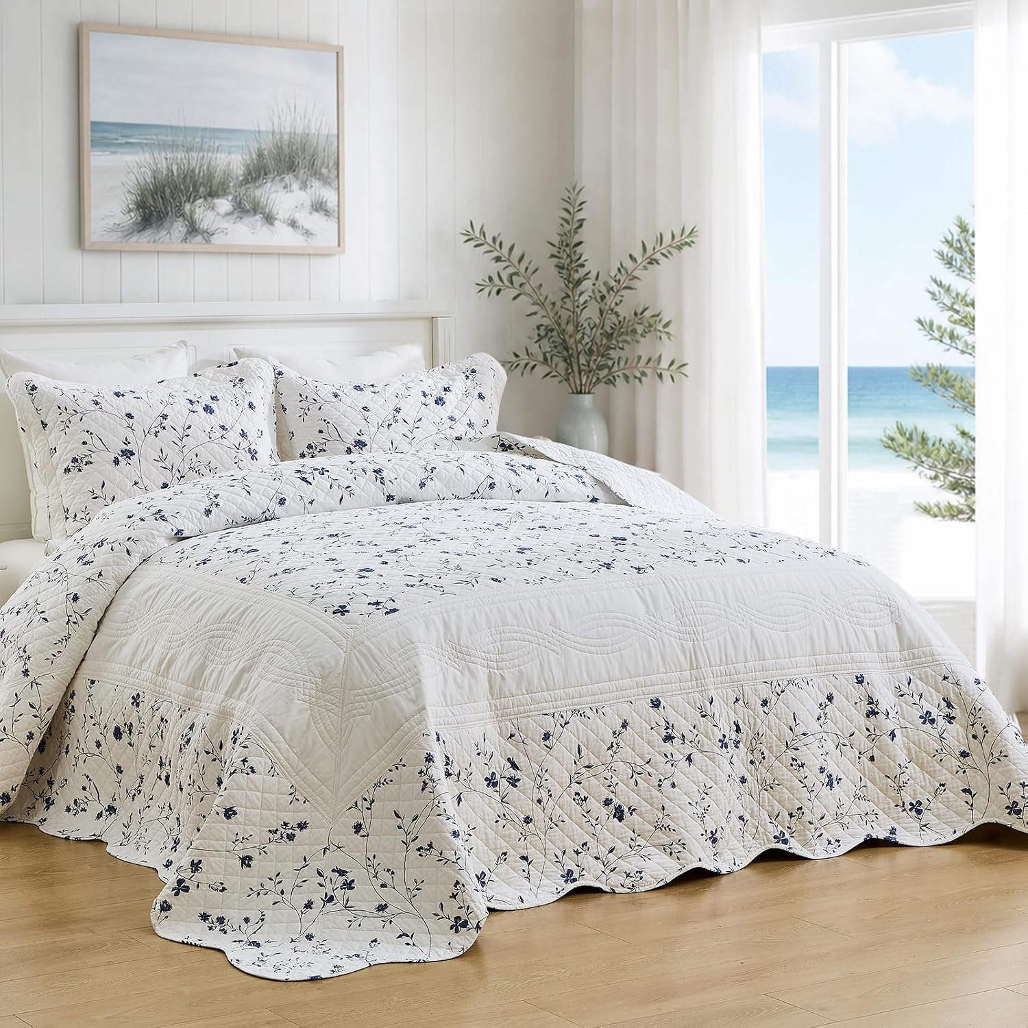 SOElinens Farmhouse Floral Bedspreads