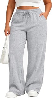 sweatpants for Women Wide Leg High Waisted Pants
