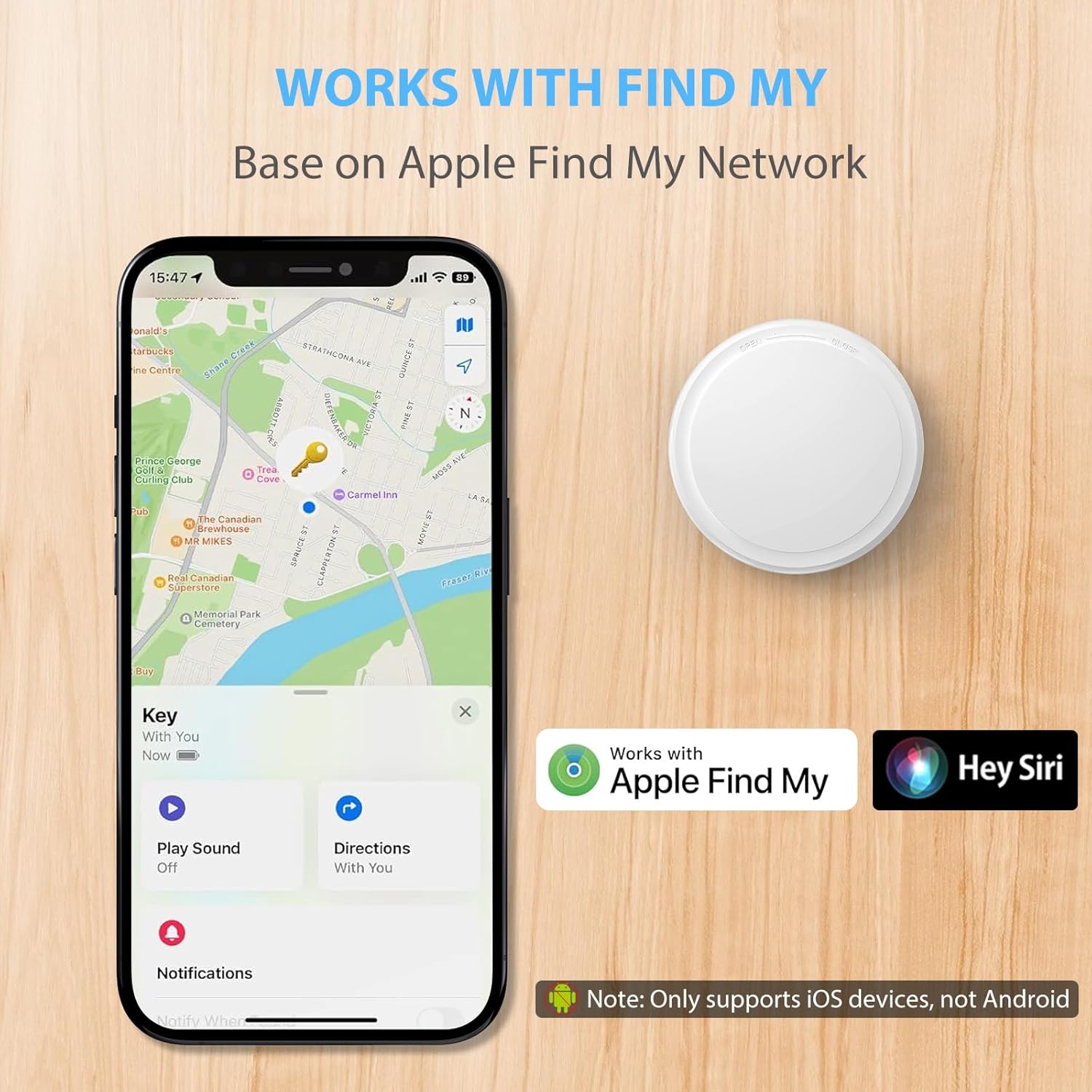 Air Tags-4 Pack Item Finders, Key Finder Luggage Tracker with Key Chain and Waterproof Case, Works with Apple Find My (iOS Only), Item Locator for Luggage, Backpack, Wallet, IPX7 Waterproof