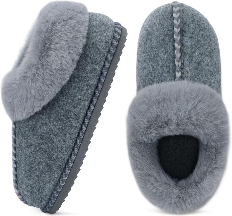 COFACE Fuzzy Bootie Slippers