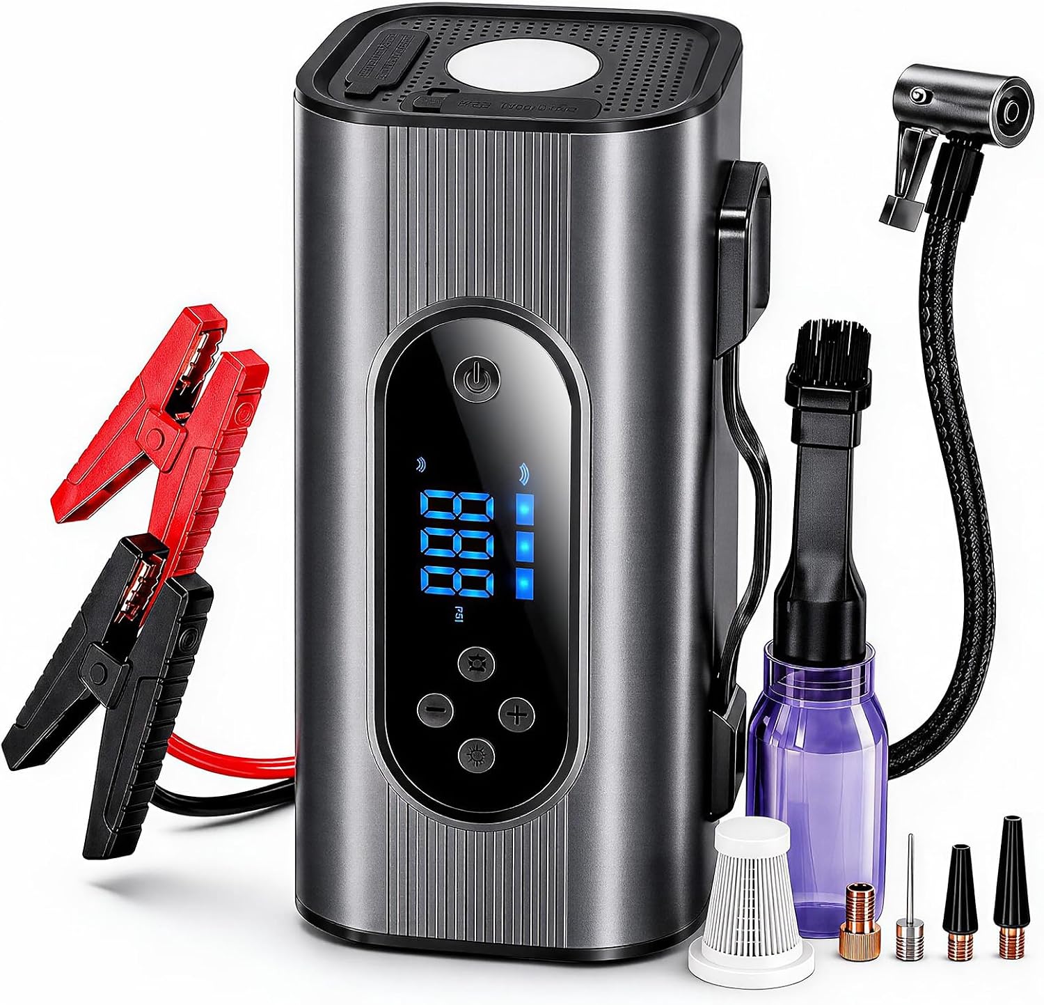 Car Battery Jump Starters with Air Compressors