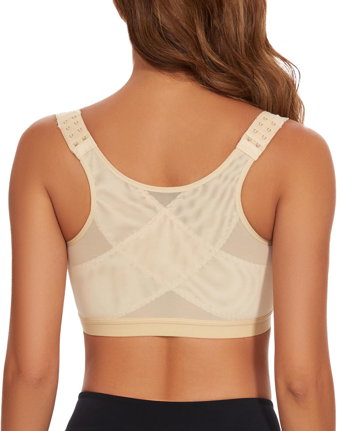 Posture Bras for Women - Back Support Posture Corrector Bra M Beige