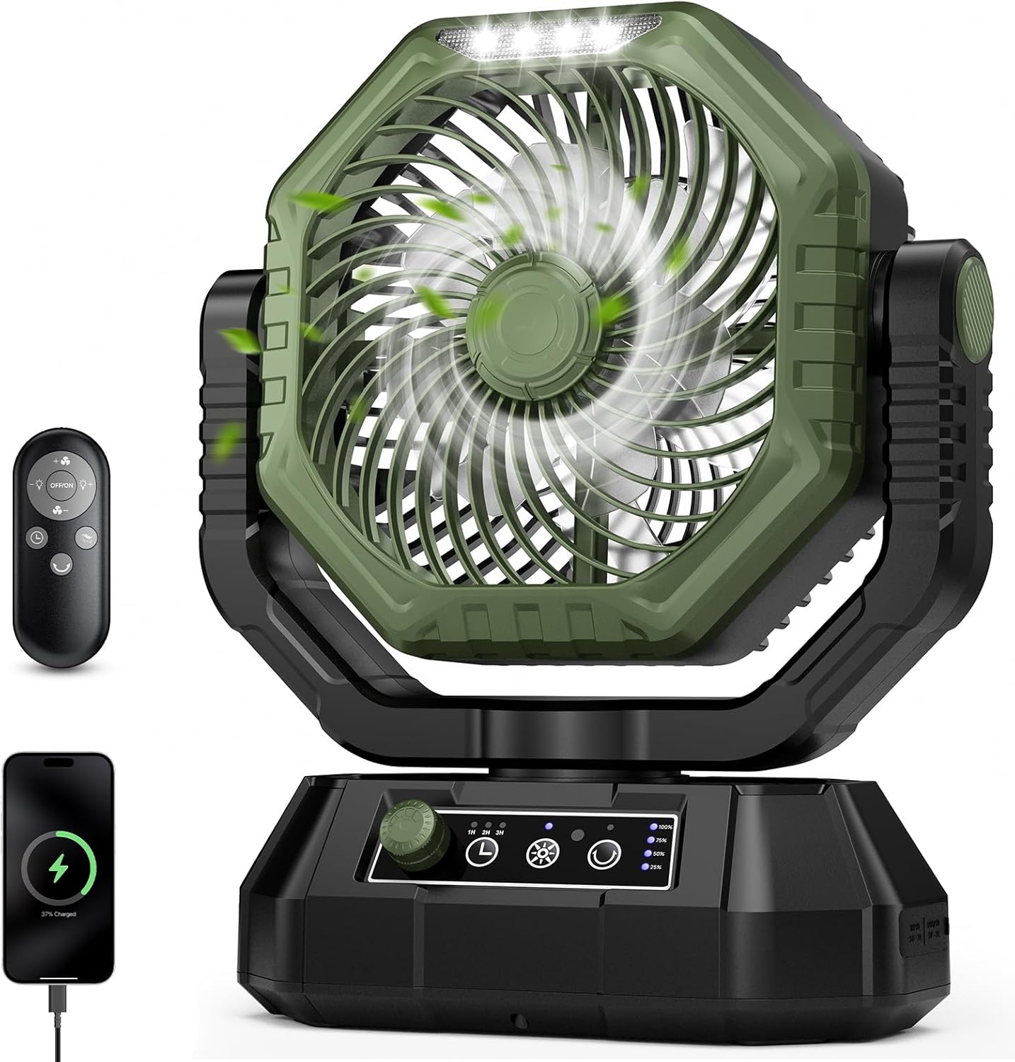 AJVV Camping Fans with Light