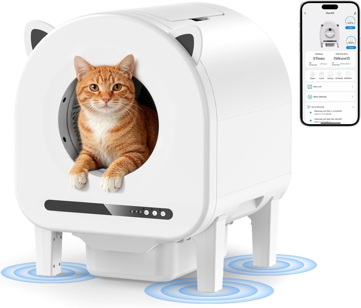 Automatic Self-Cleaning Litter Boxes