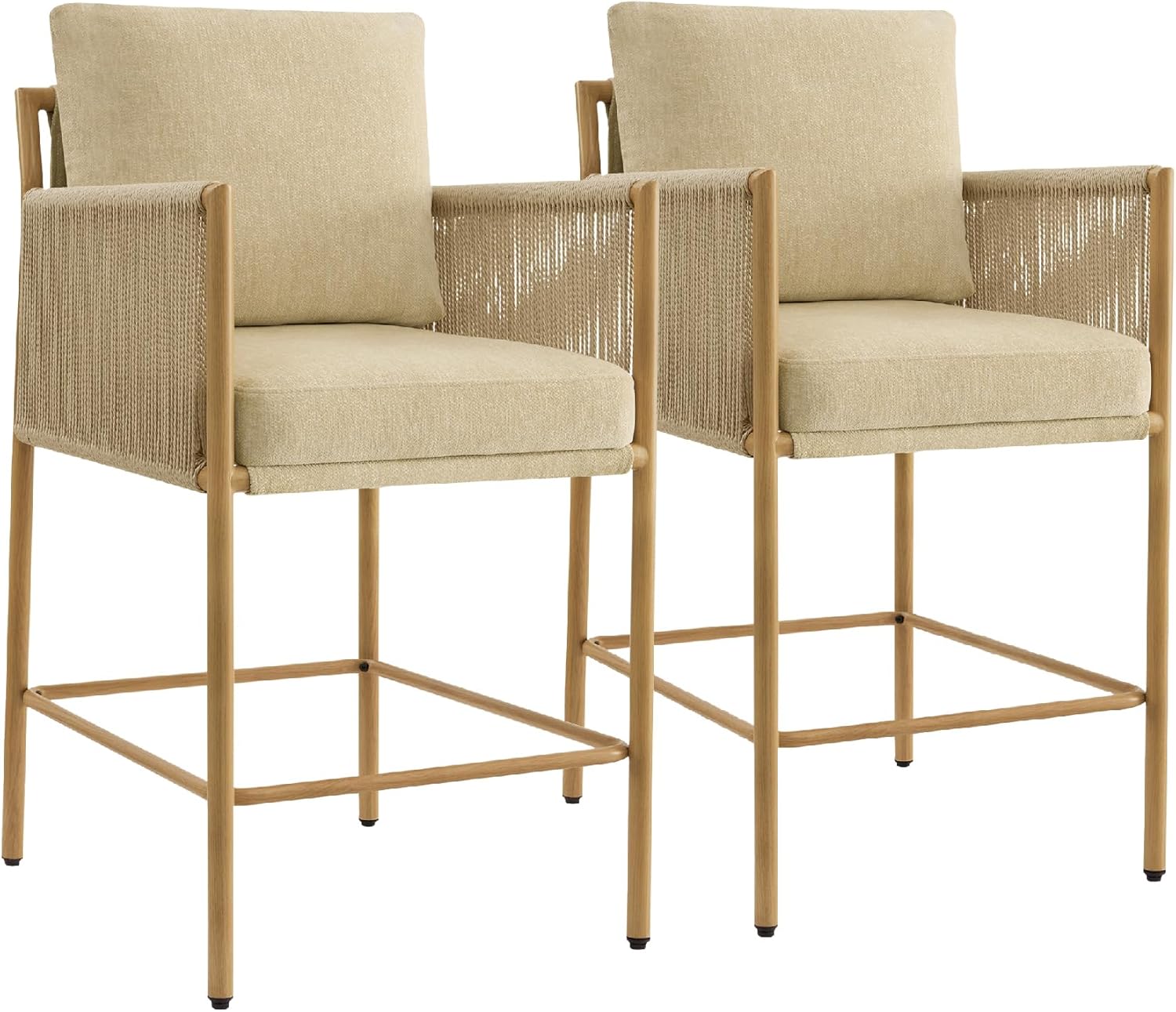 CHITA Boho Rope Bar Stools