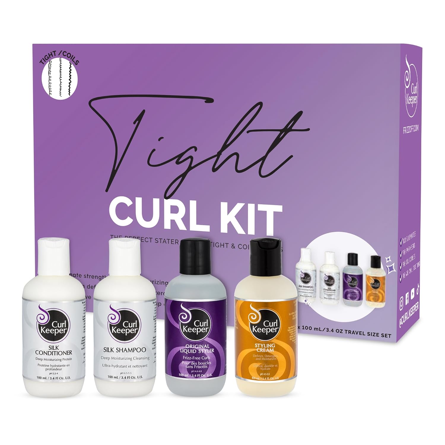 Curl Keeper Tight Curl Starter Kits