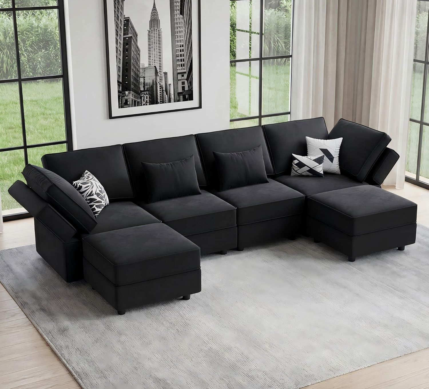 Vesgantti U-Shaped Modular Sectional Couches