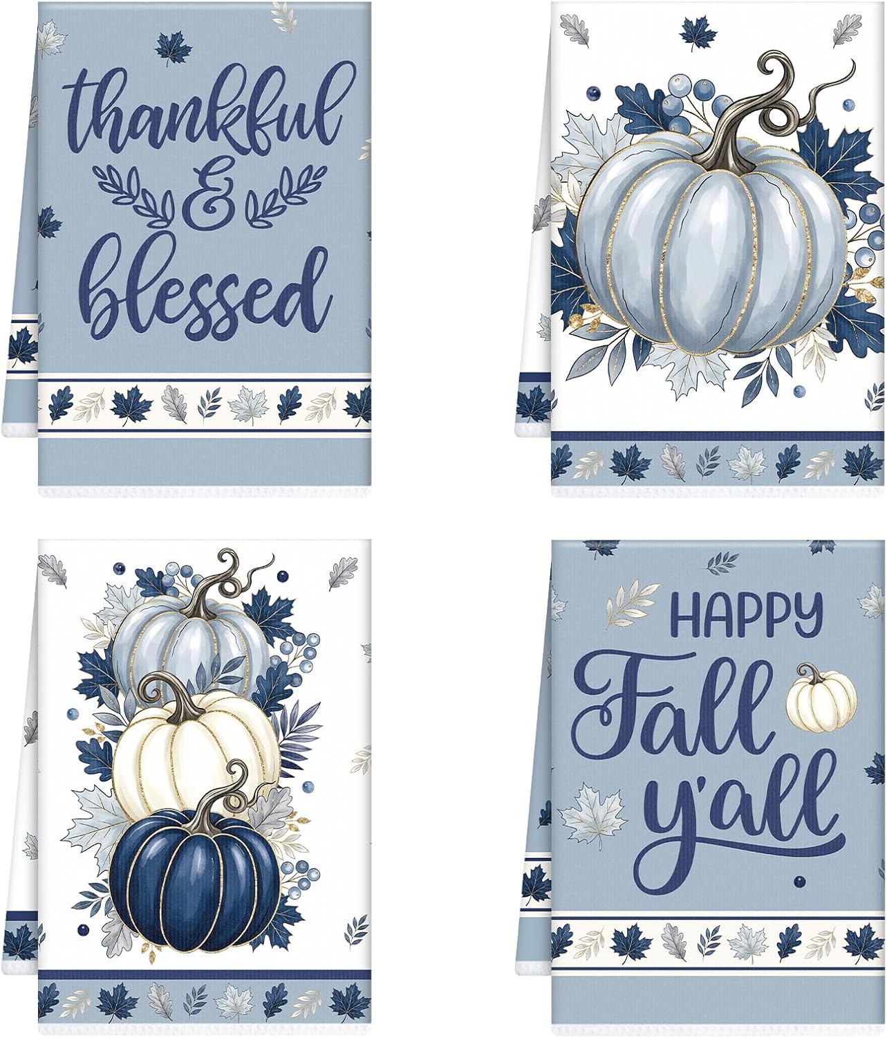 InIsaJace Fall Kitchen Towels
