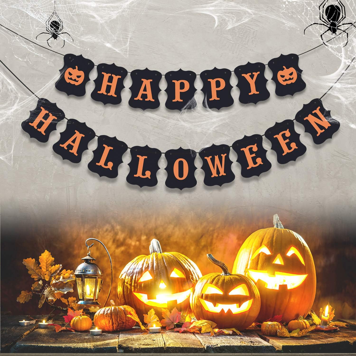 ERKOON Halloween Banner Decorations