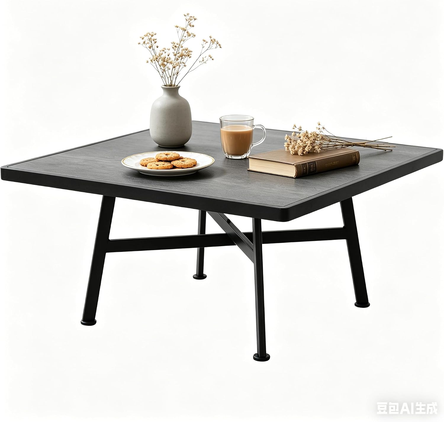 Square Coffee Table for Living Room, Center Table