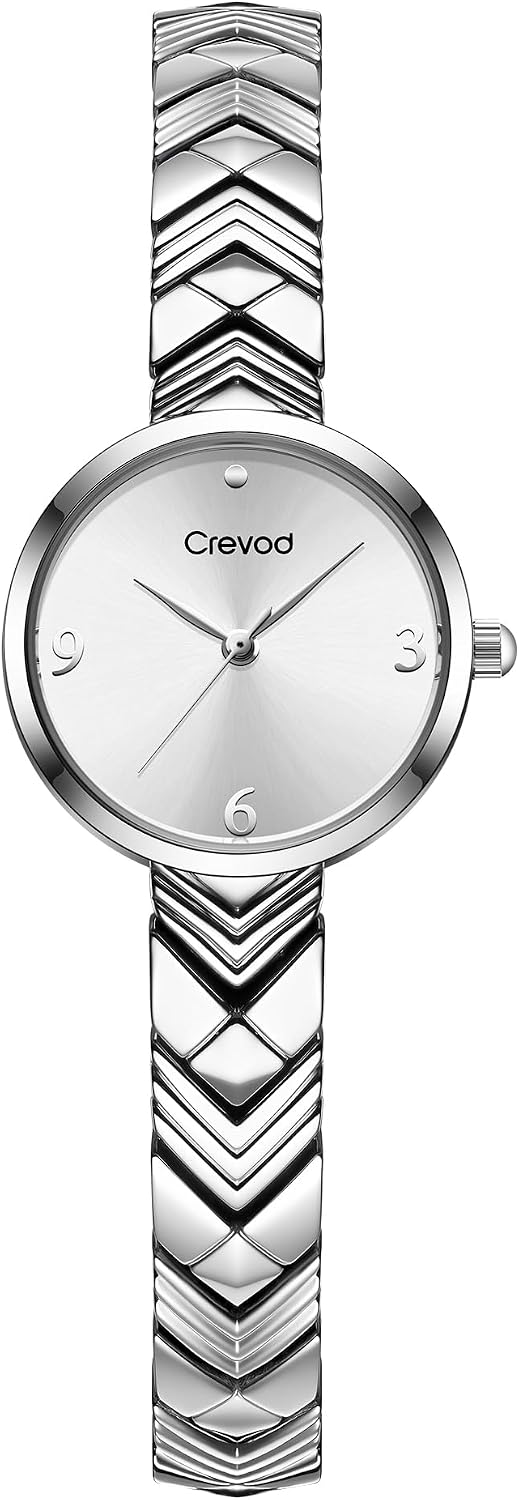 Women's Vintage Gold Watch, Elegant Round Case Minimalist Wrist Watch, Luxury Quartz Ladies Dress Watch, Fashion Jewelry Gift for Women