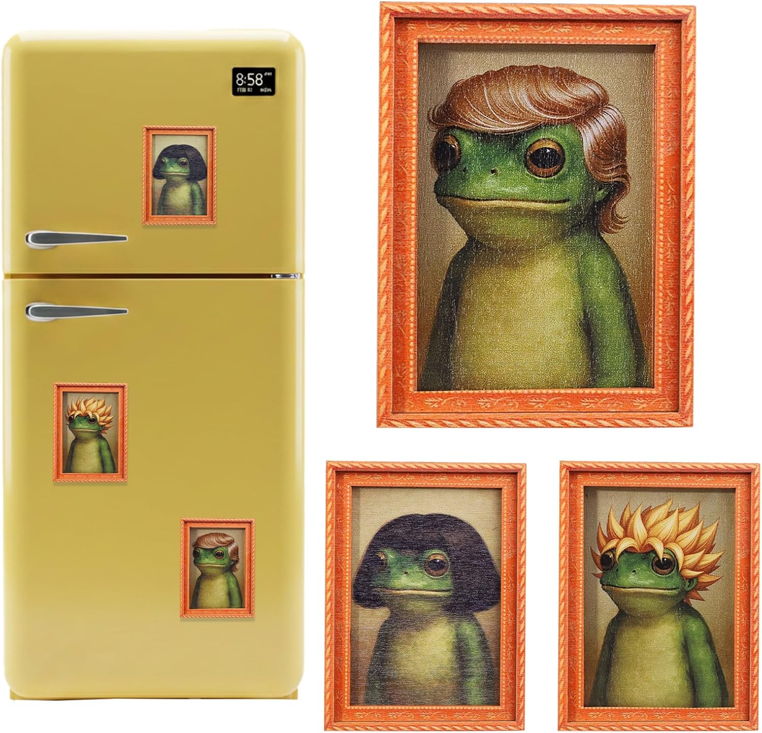 Funny Frog Fridge Magnets