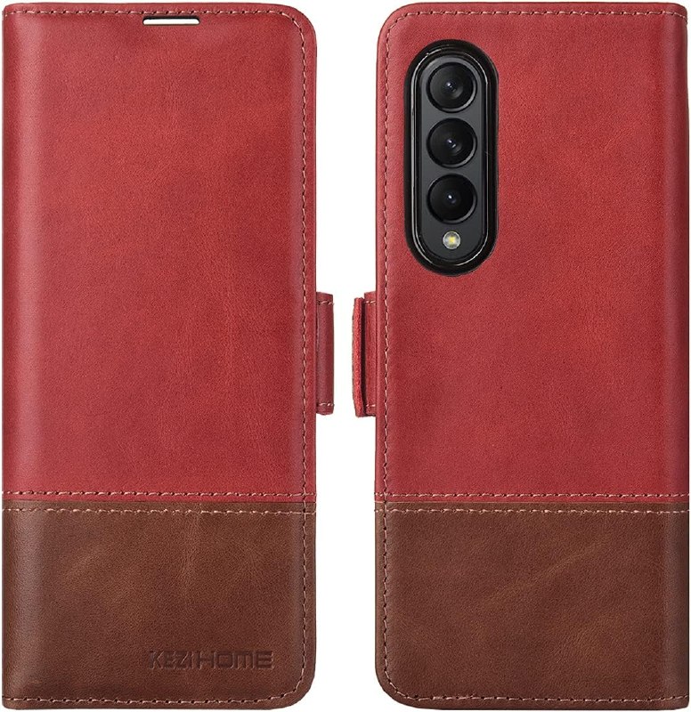 KEZiHOME Leather Galaxy Z Fold 3 Cases