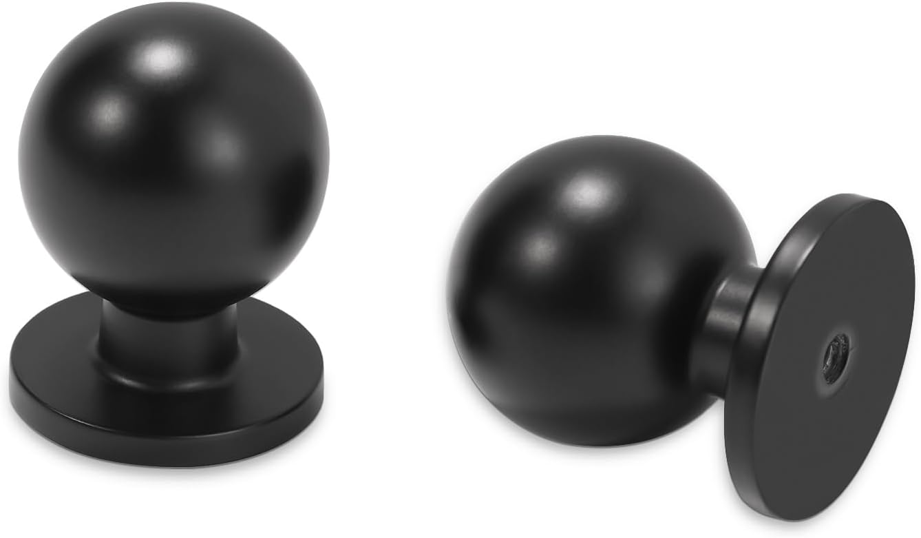 Matte Black Cabinet Knobs