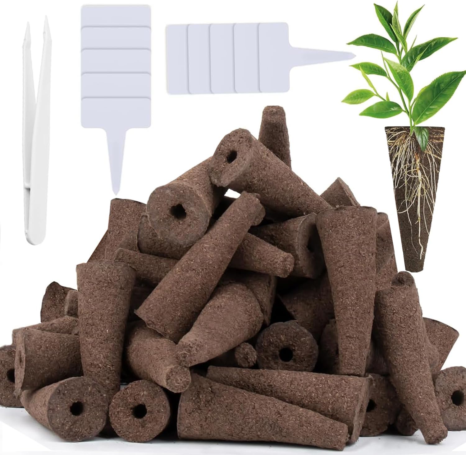 Grow Sponges Seed Pods (61 Pack