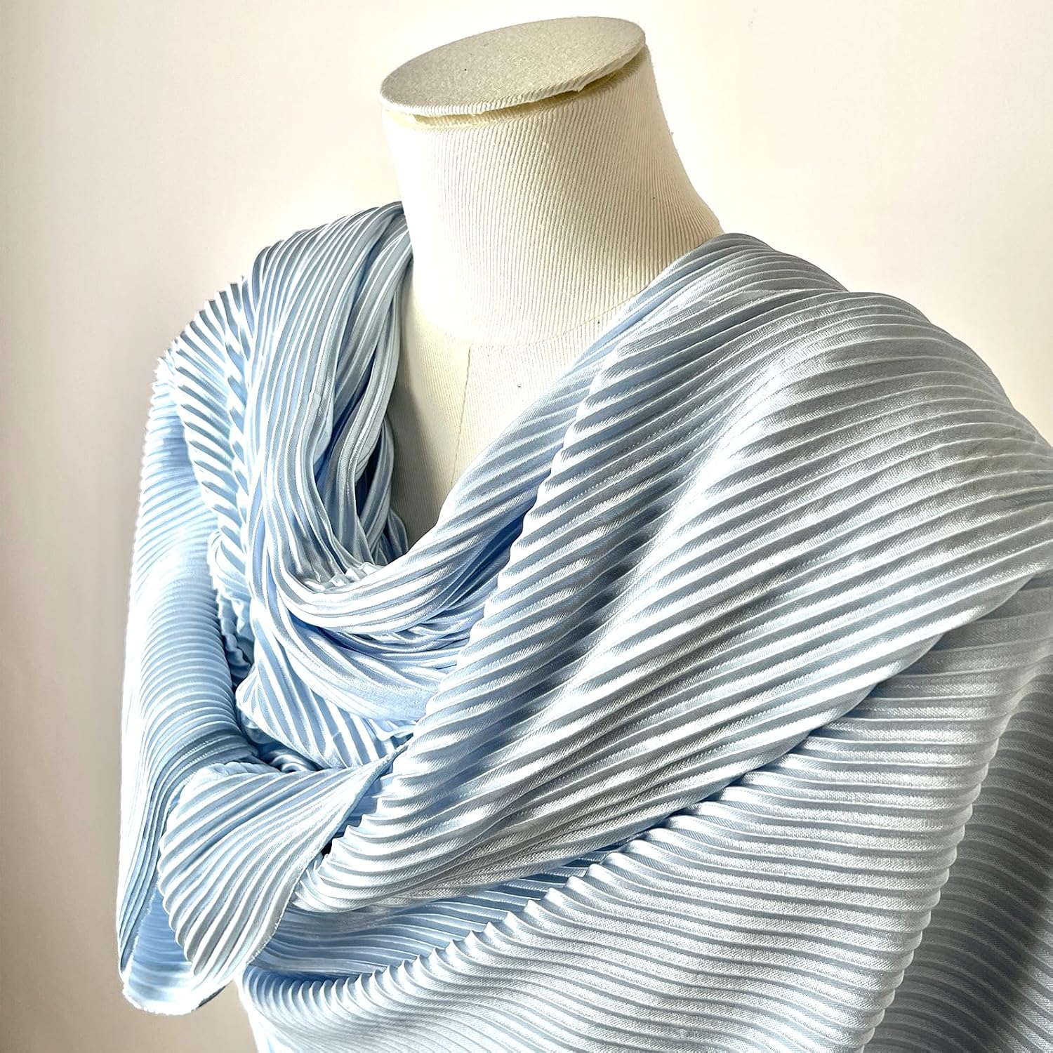 Ruffle Pleated Striped Fabrics