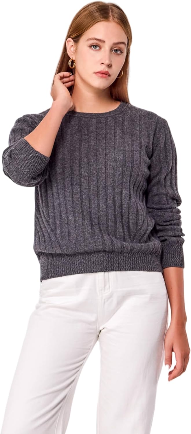 Simple&Opulence Cashmere Cable Knit Sweaters