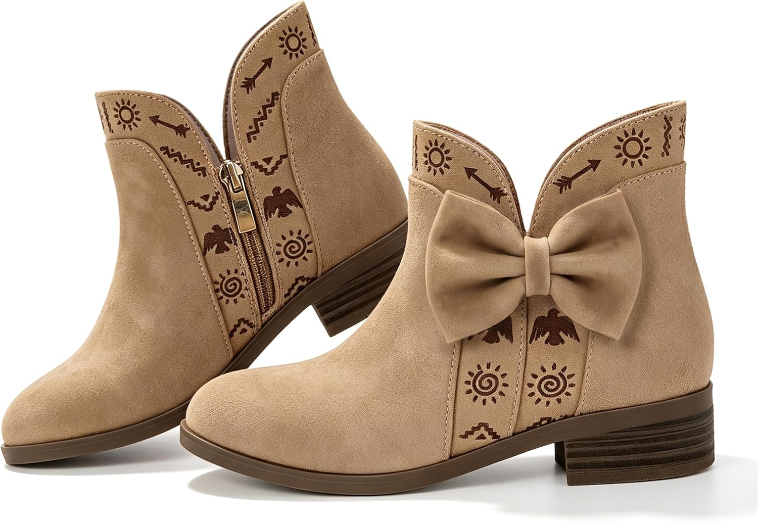 Girls Lambskin Ankle Boots