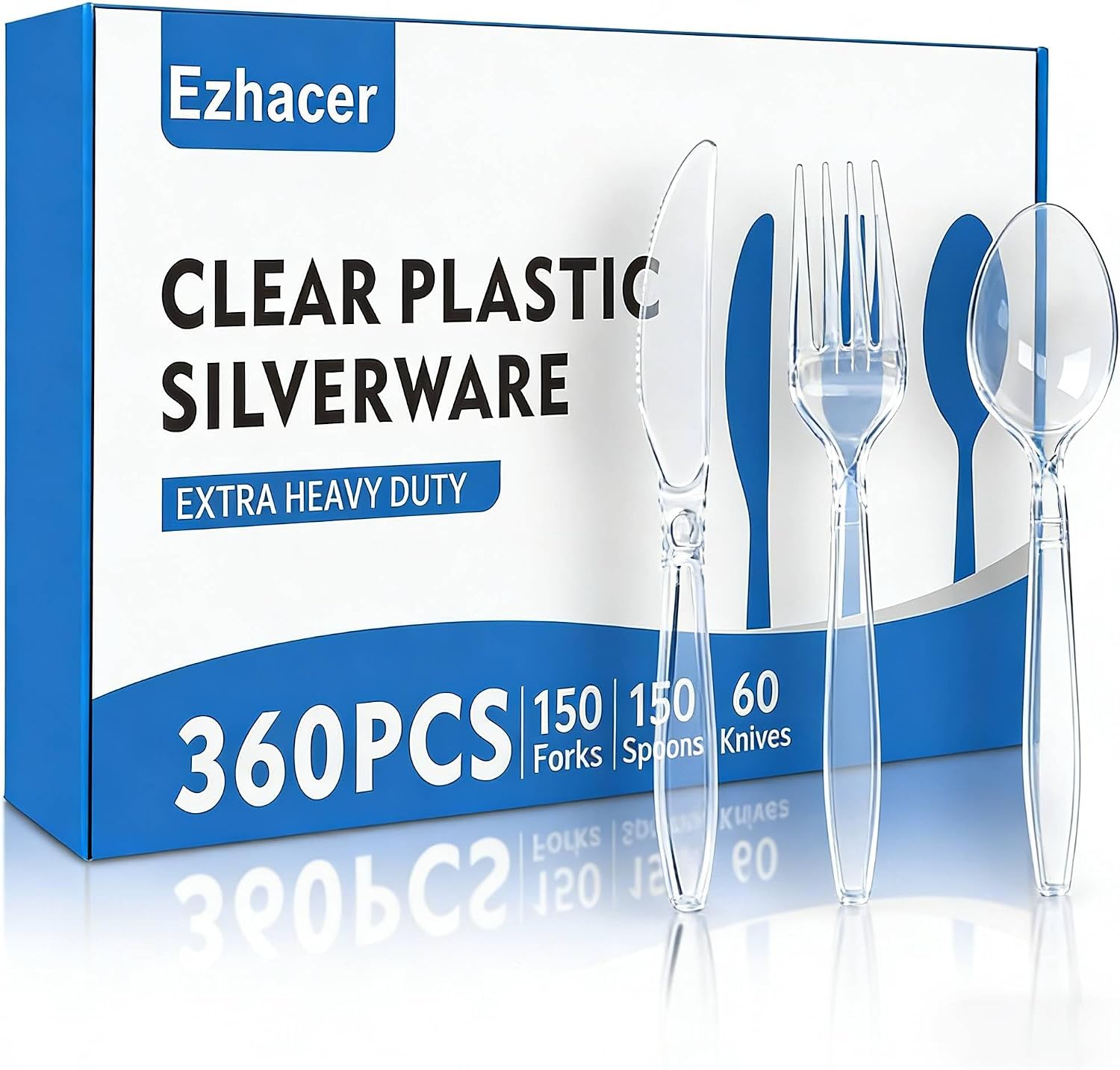 Ezhacer Plastic Silverware Sets