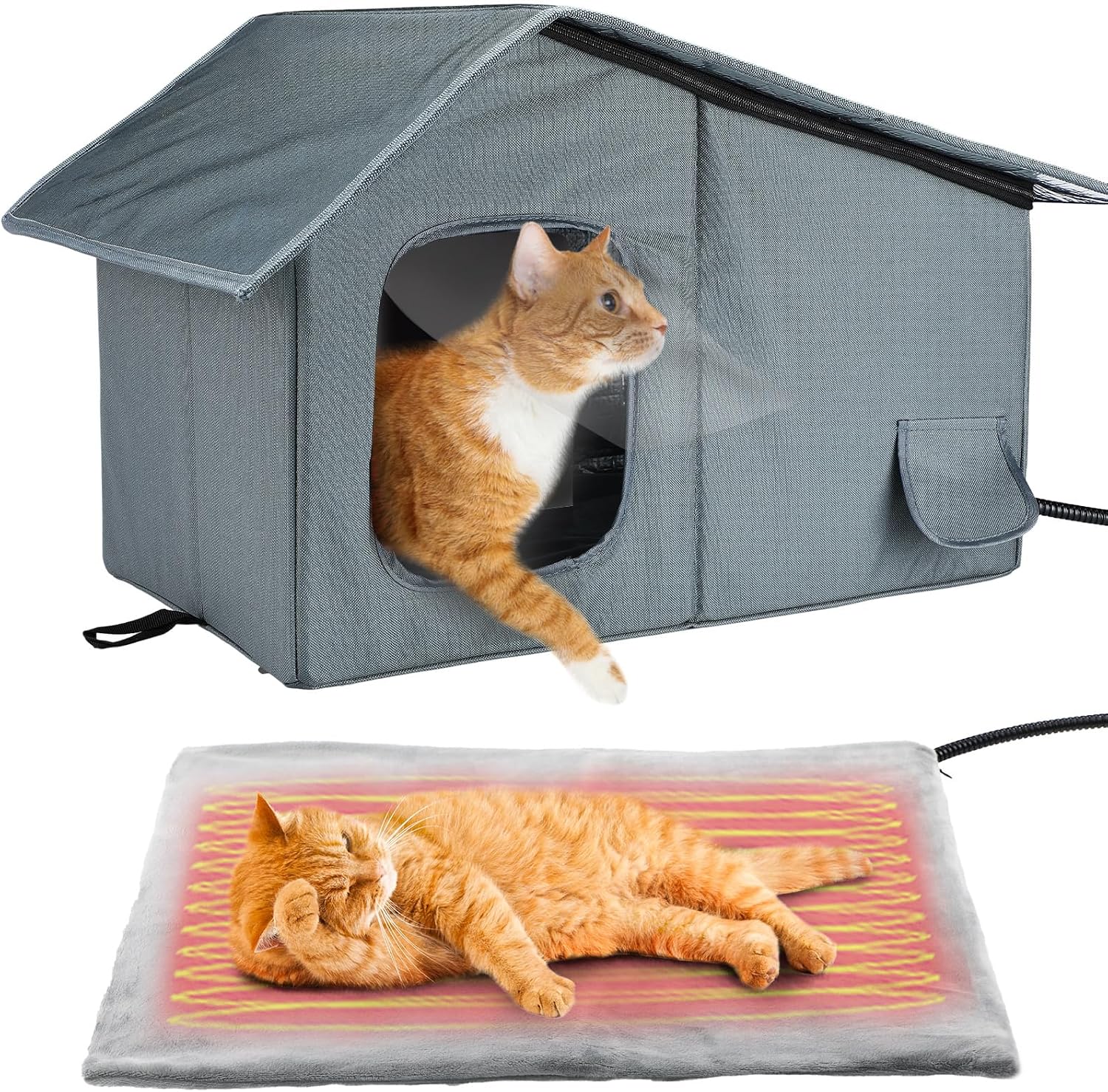 Weatherproof Heated Cat Houses