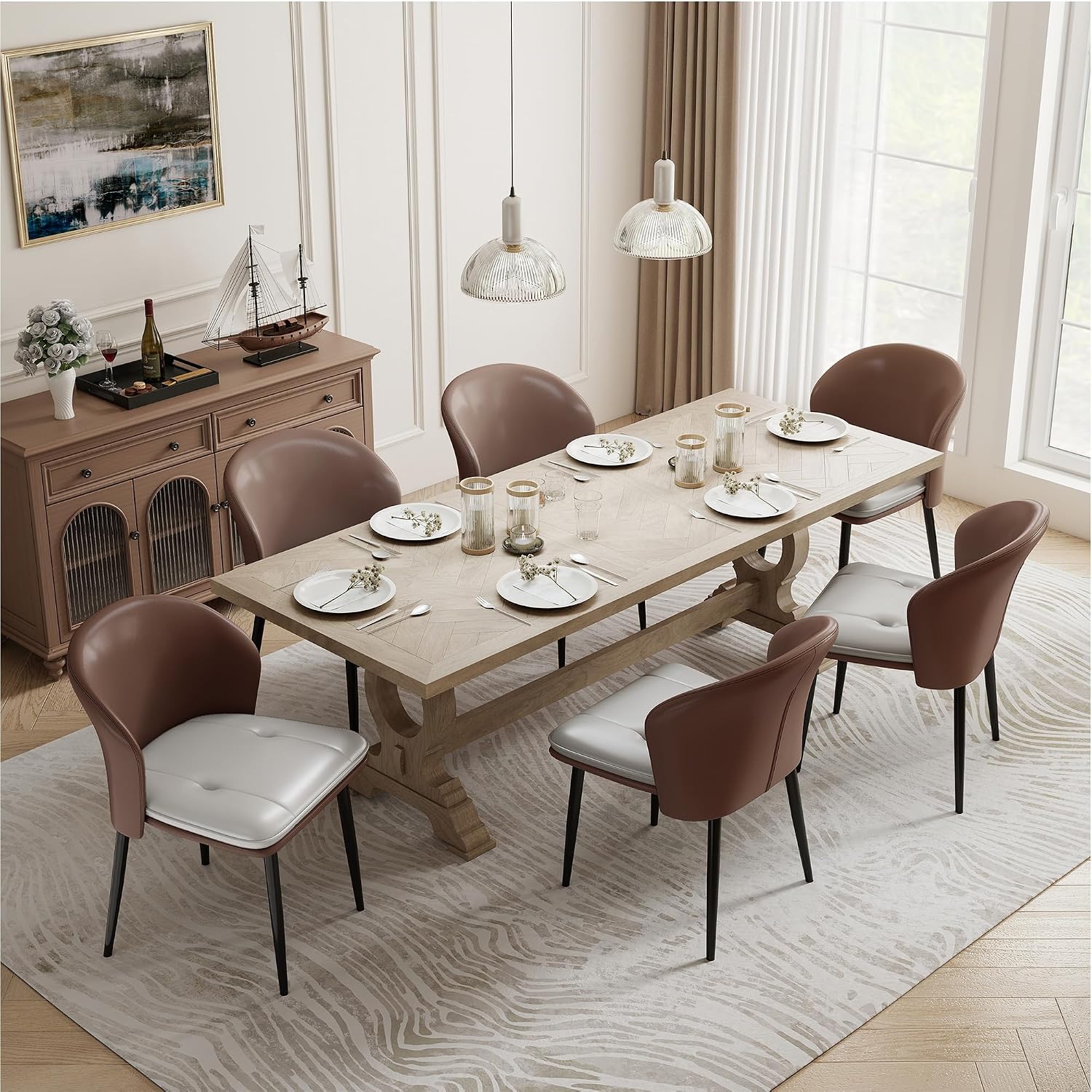 Daluvenix Modern Dining Chairs | Home & Kitchen