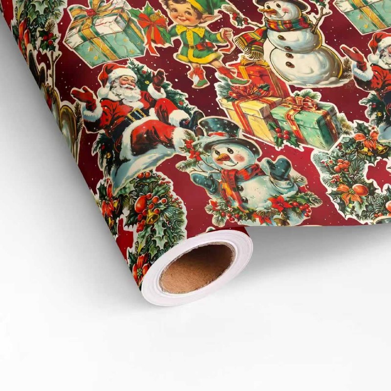 Dtiafu Vintage Wrapping Paper