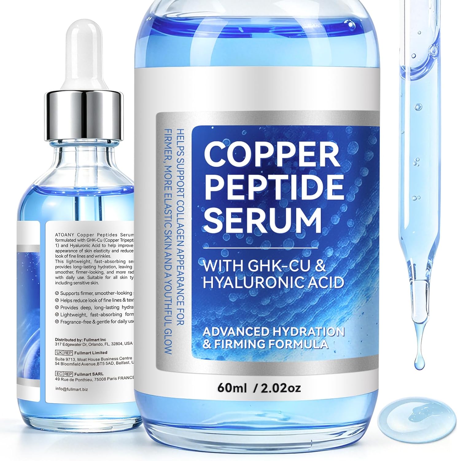 Copper Peptide Face Serums