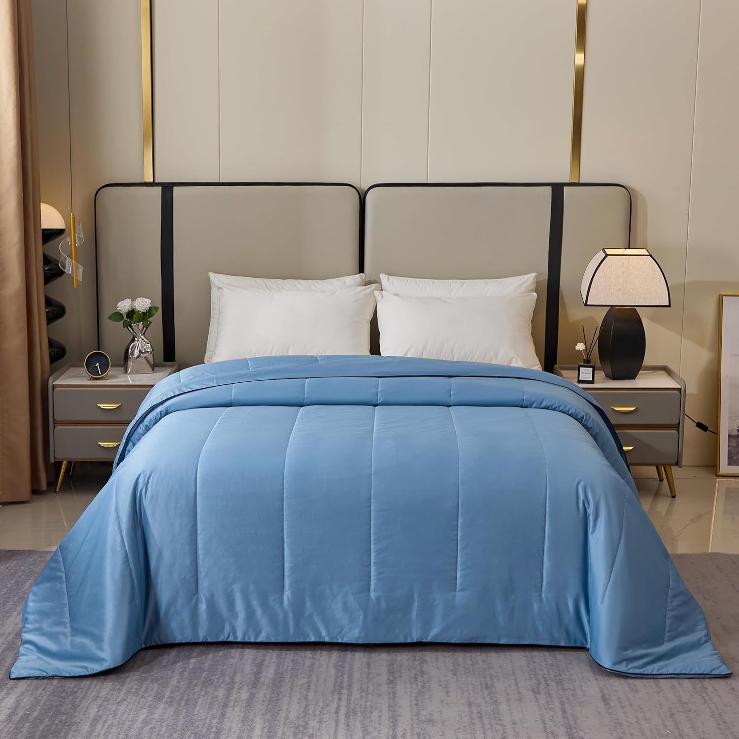 Premium Reversible Lightweight All-Season Comforters