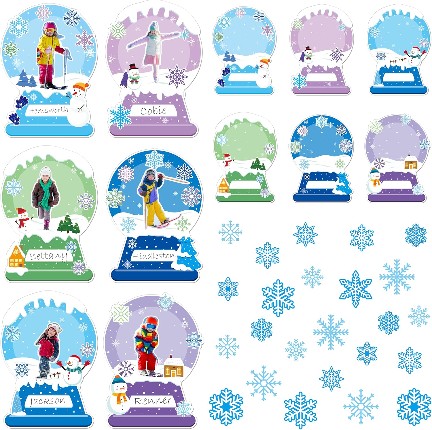 BeYumi Winter Snow Globe Cutouts