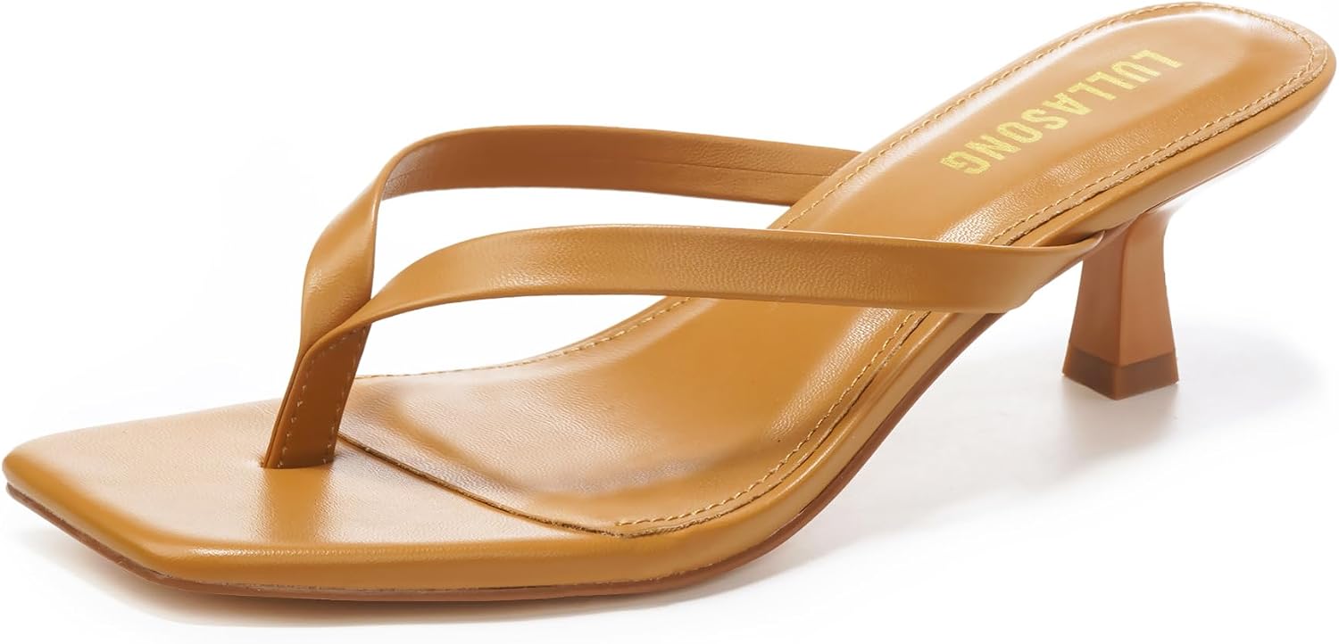 LULLASONG Kitten Heel Sandals