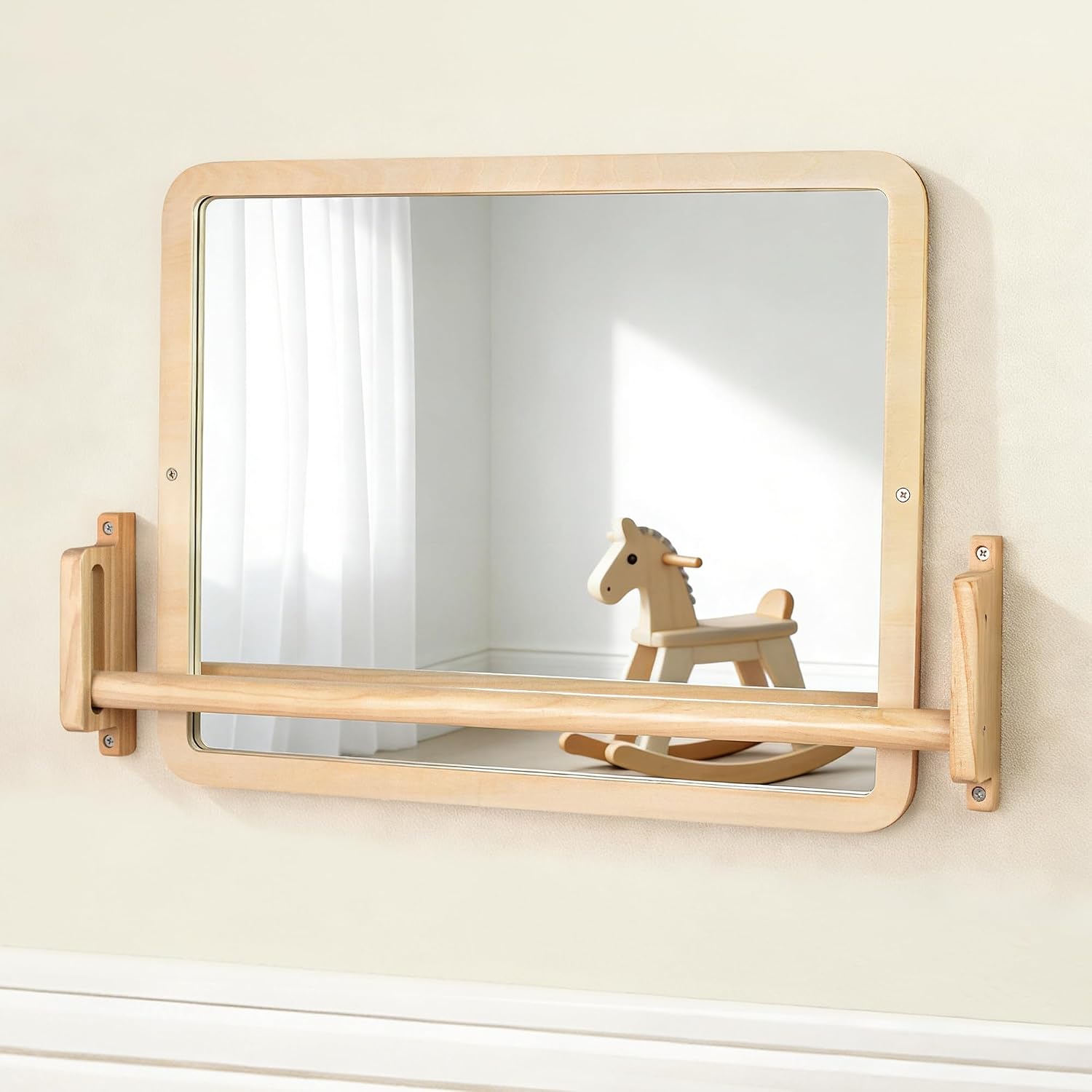 Brezlio Montessori Mirrors with Bars