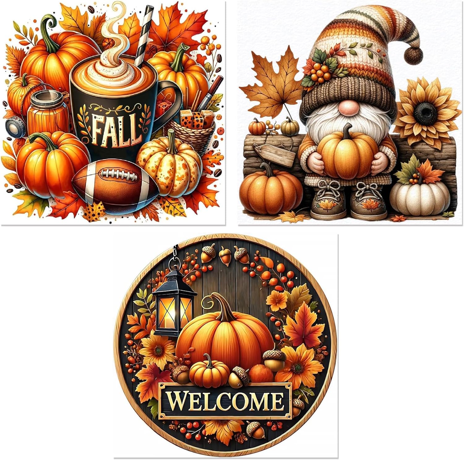 Ekuxom Fall Diamond Painting Kits