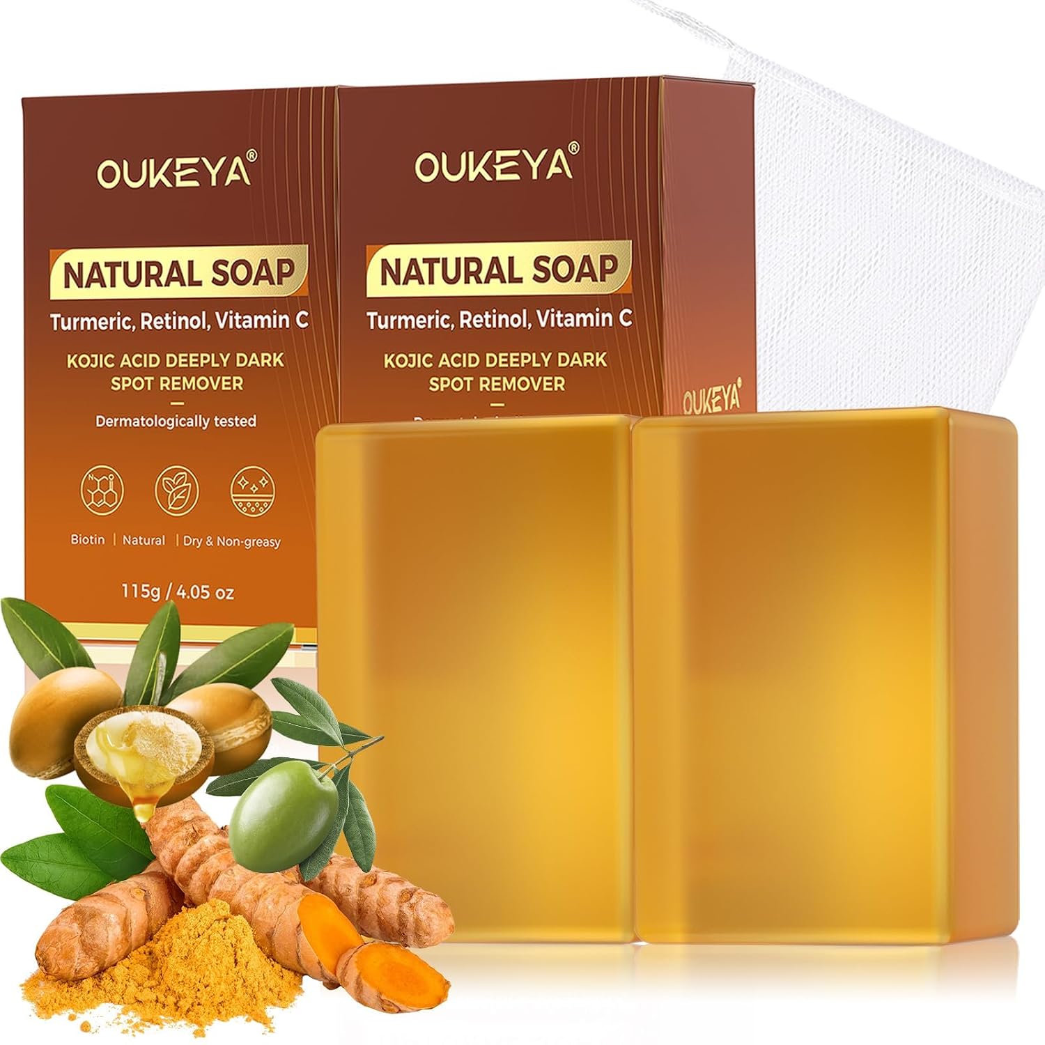Turmeric Soap Bars (2 Pack