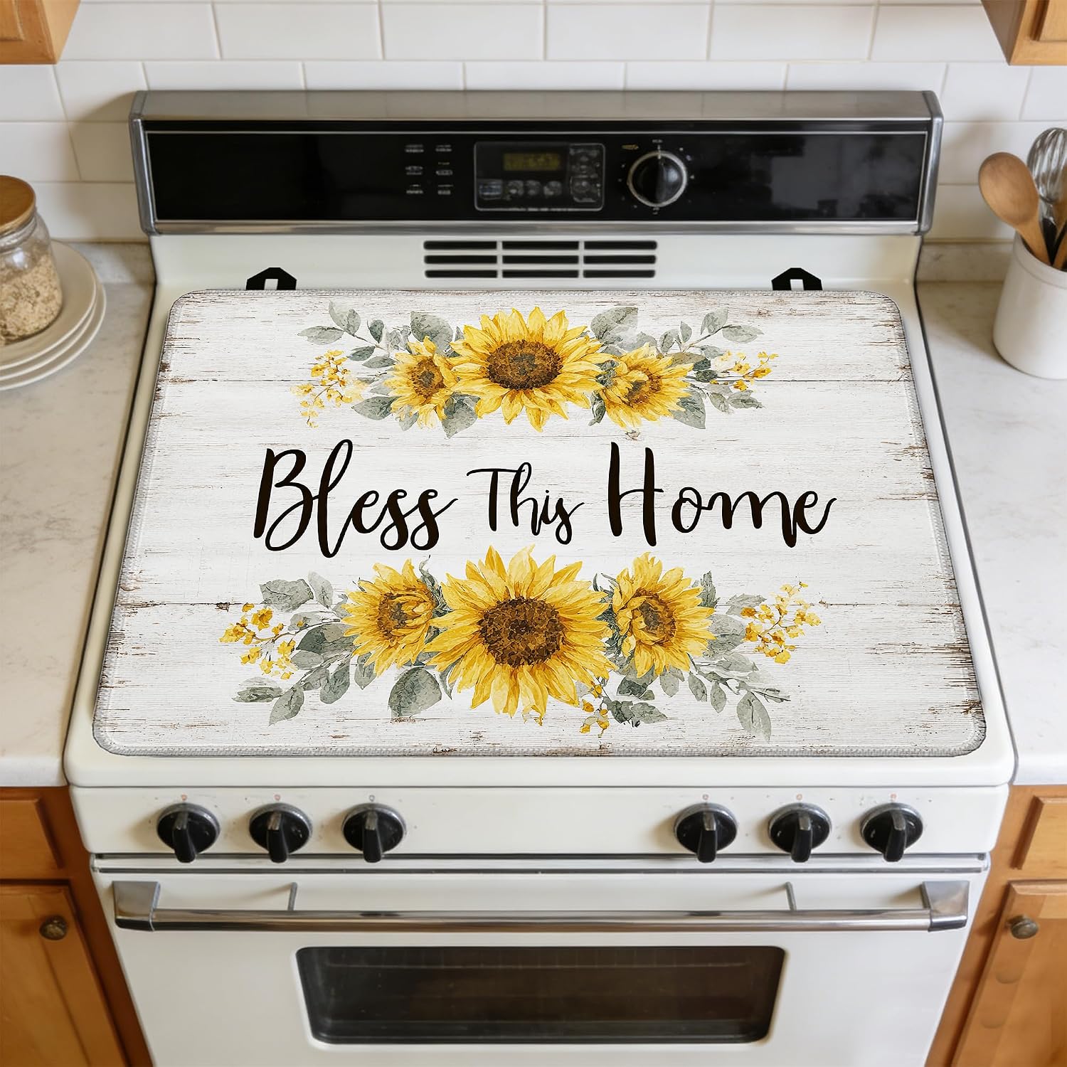 Bless This Home Stove Covers