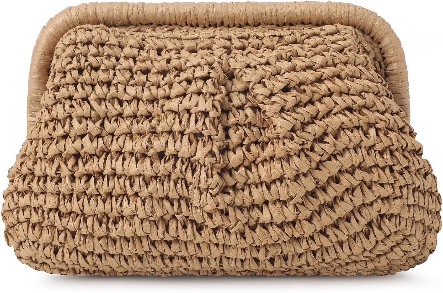 Clothirily Woven Straw Clutches
