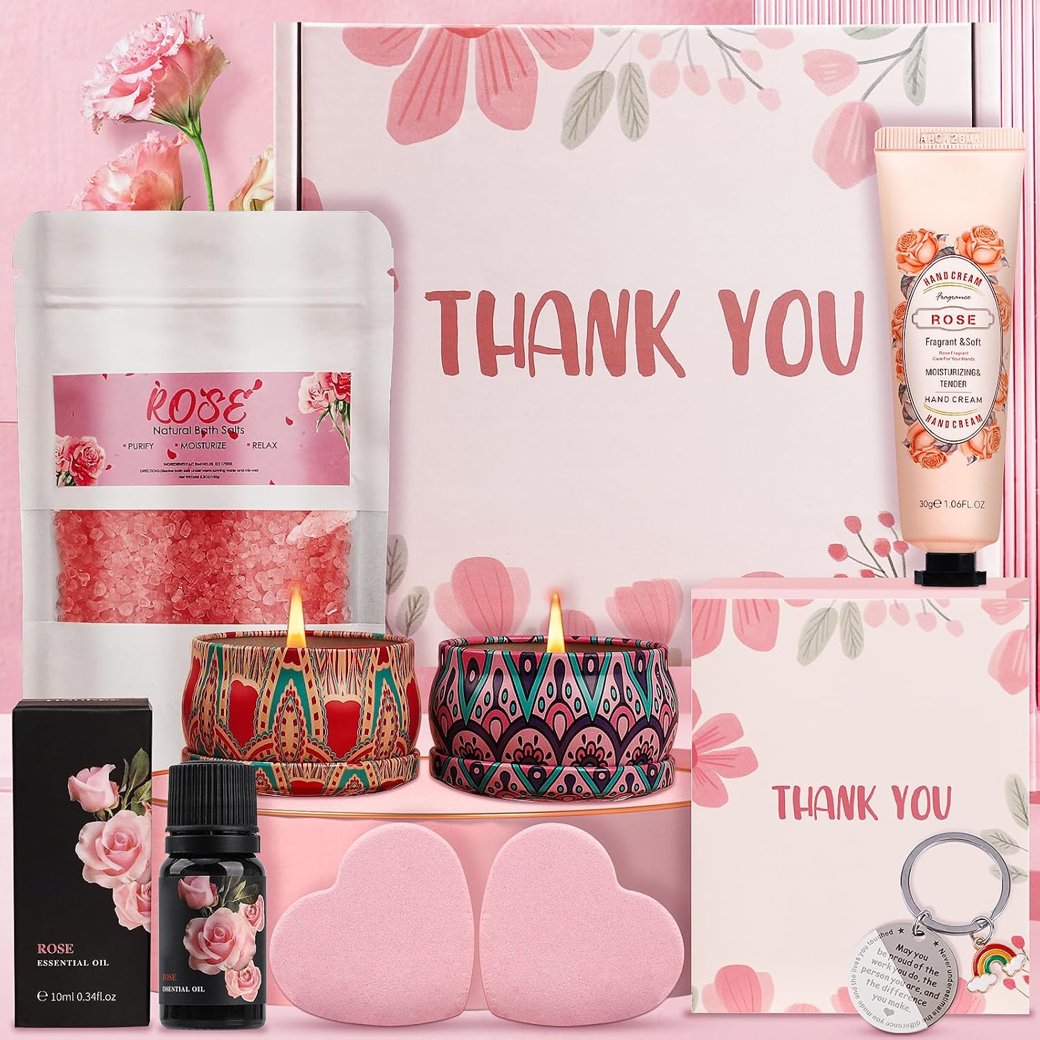 Rose Bath & Spa Sets