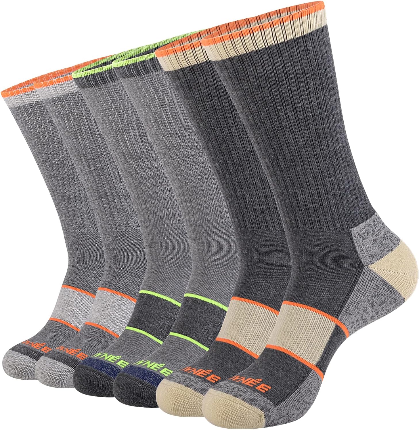 JOYNE Men's Crew Athletic Running Socks