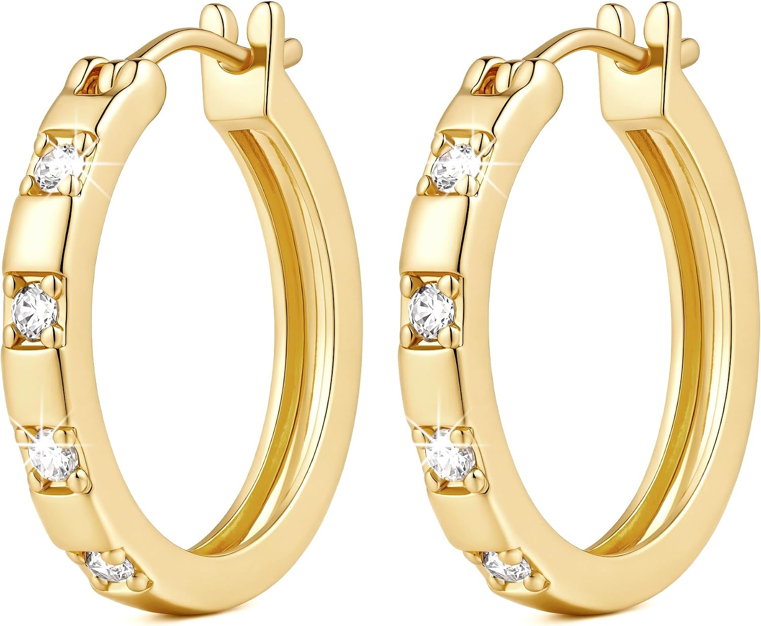 14K Gold Hoop Earrings
