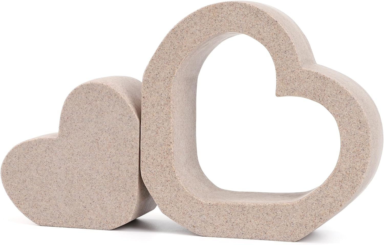 OKIIKOK Resin Heart Statues