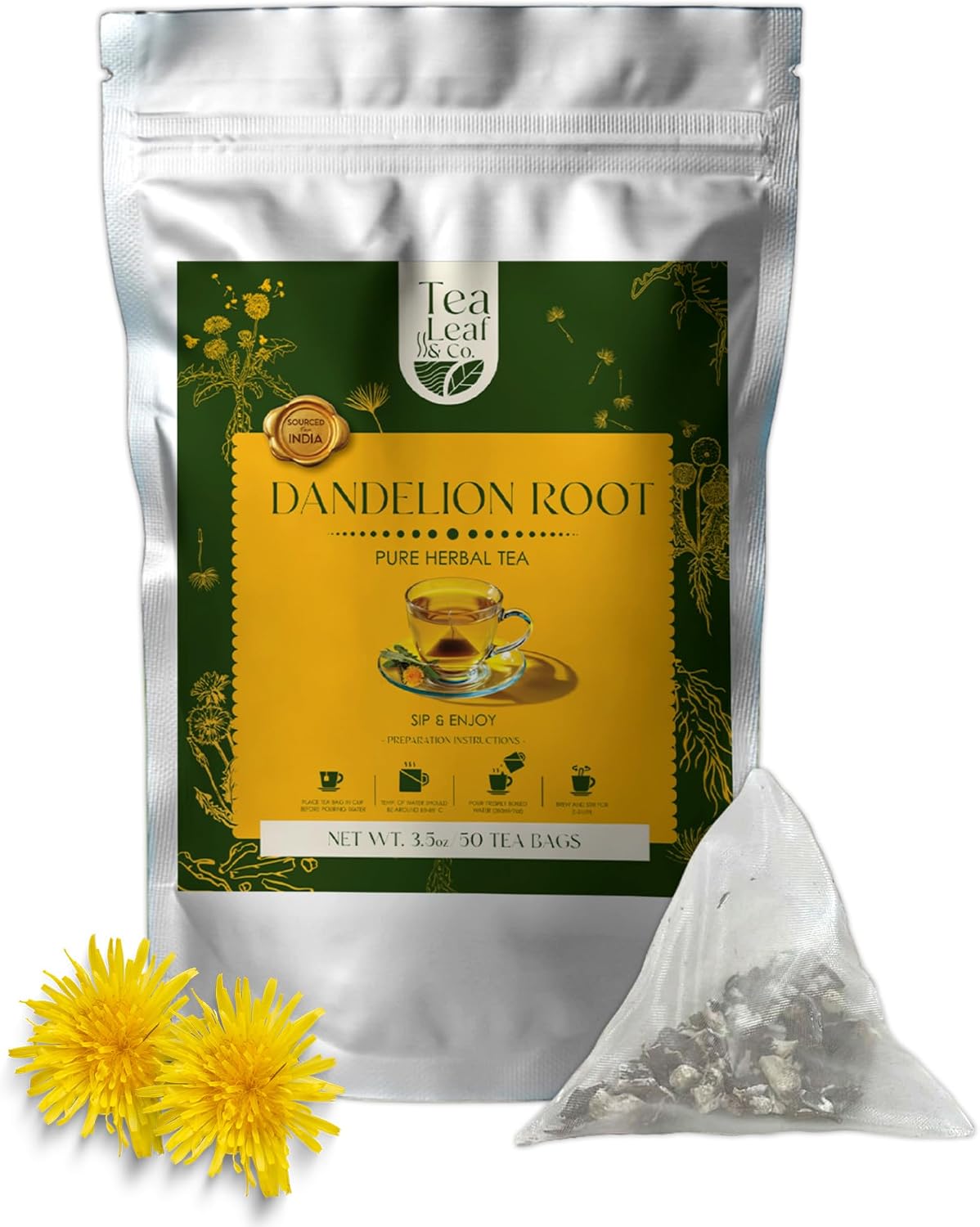 Tealeaf & Co. Dandelion Root Teas