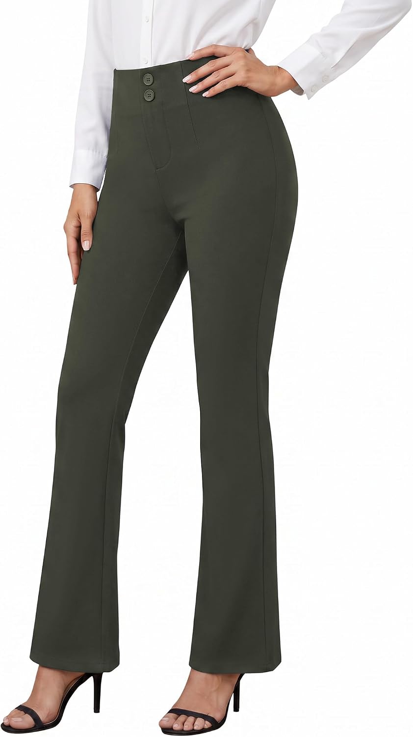 SEMARO Womens Flare Work Pants