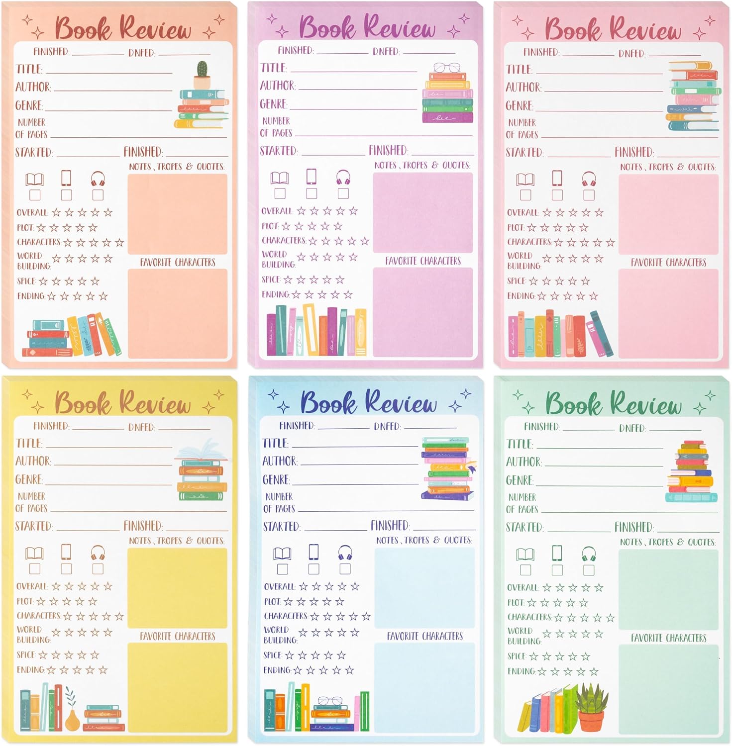 L1rabe Colorful Book Journals