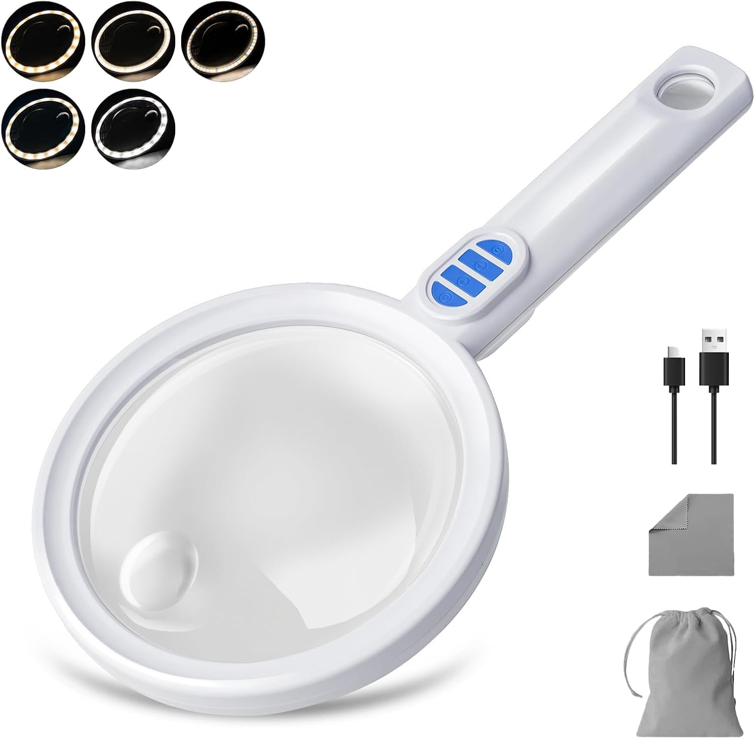 Magnifying Glasses with Light