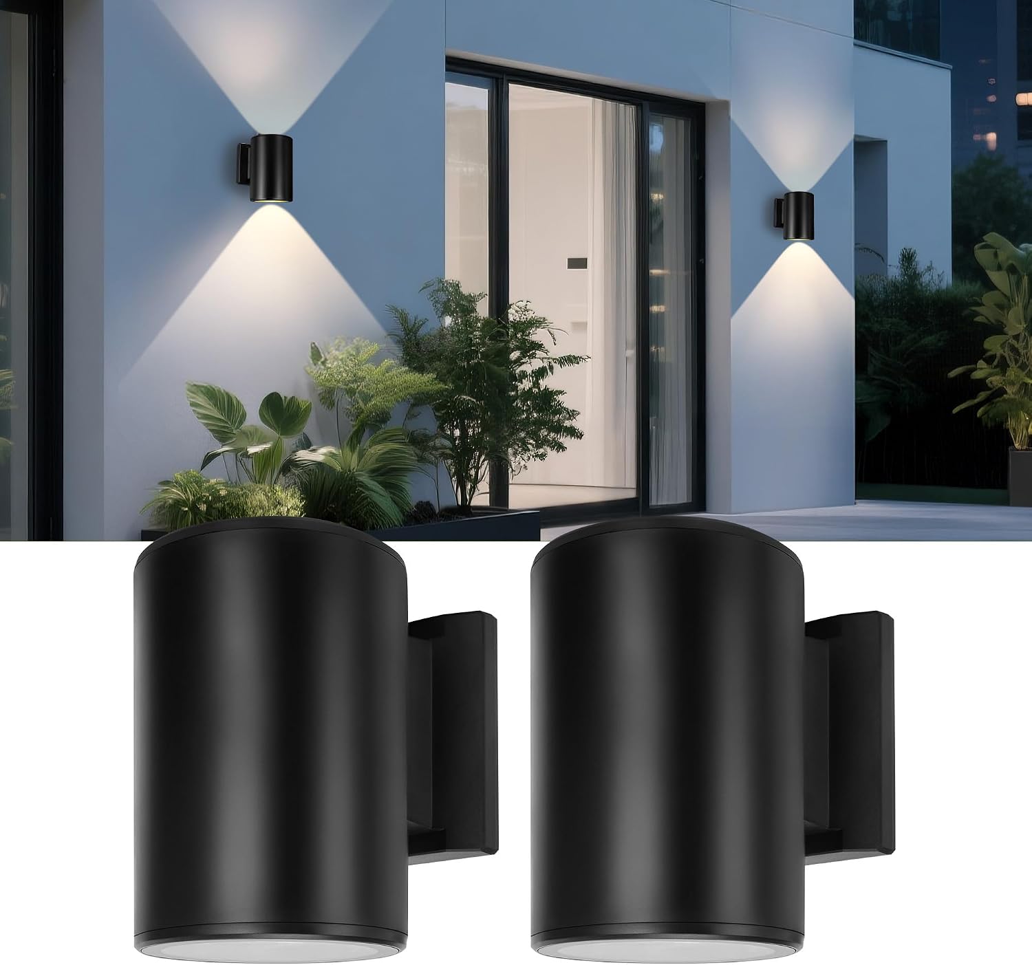 Livinlarge Solar Wall Lights