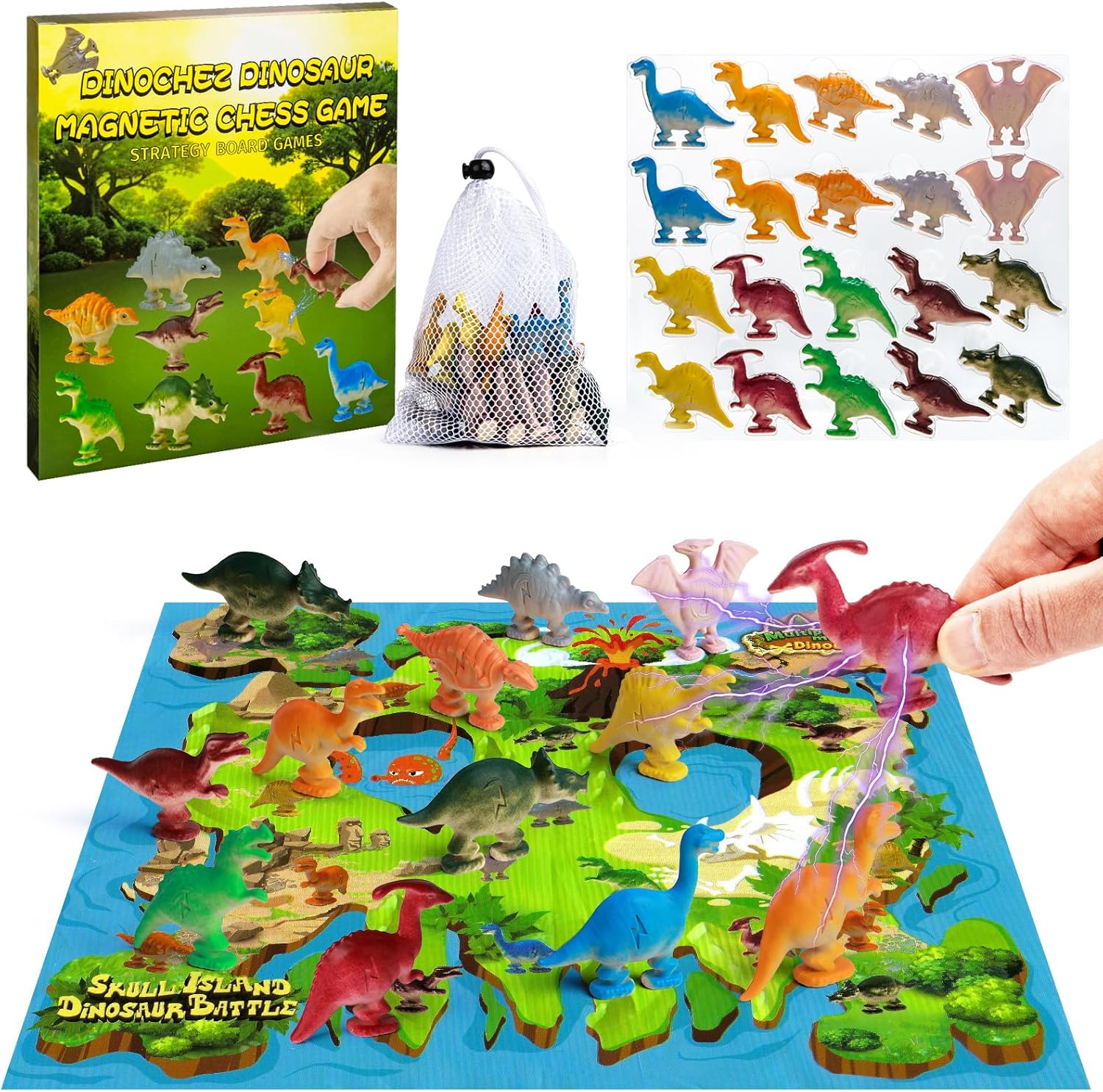 Dinosaur Magnetic Chess Games