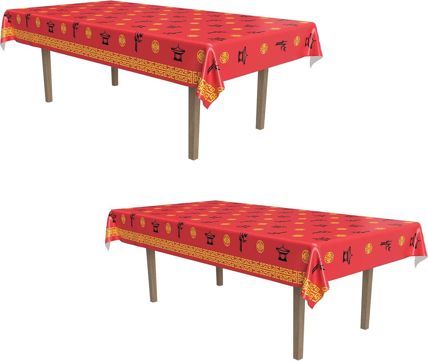 Beistle Asian Tablecloths