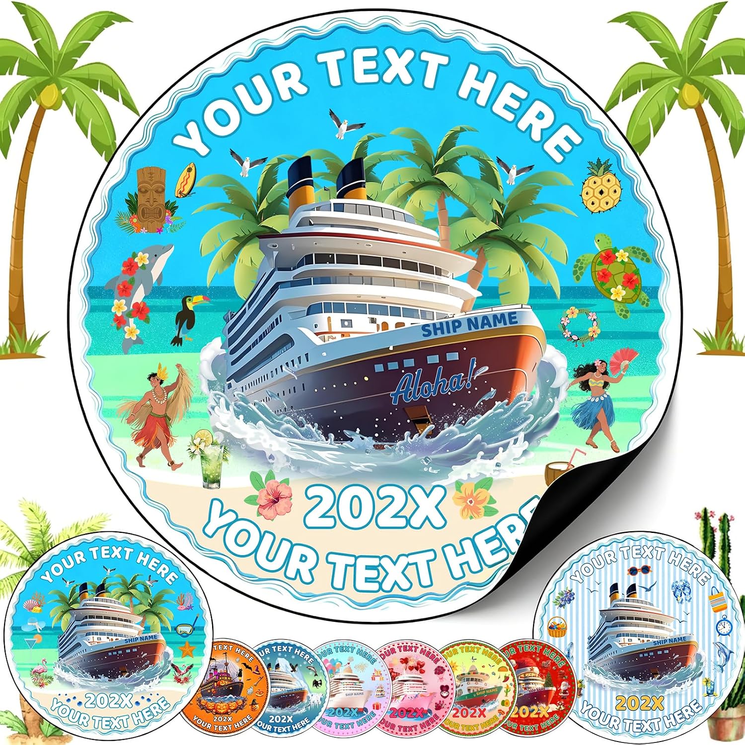 Personalized Cruise Door Magnets