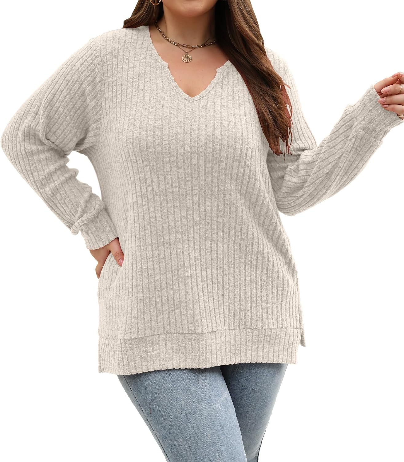 Women's Plus Size Sweater Tunics