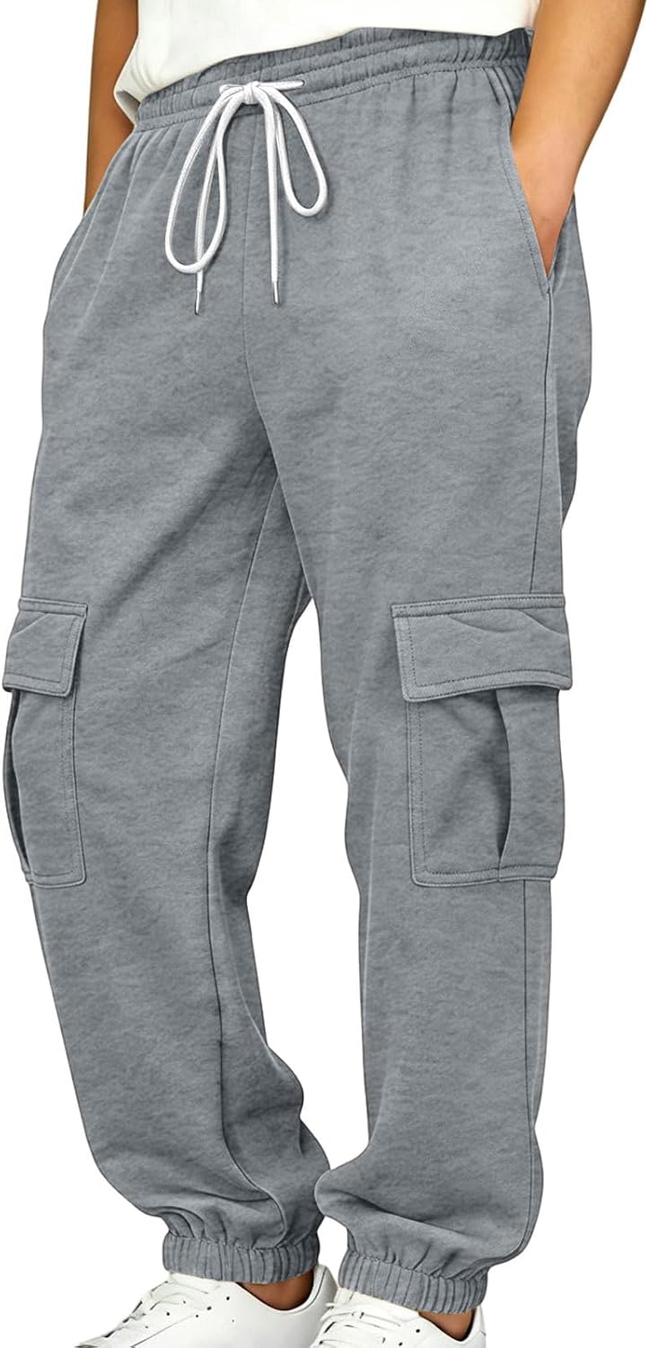 High Waisted Cargo Sweatpants