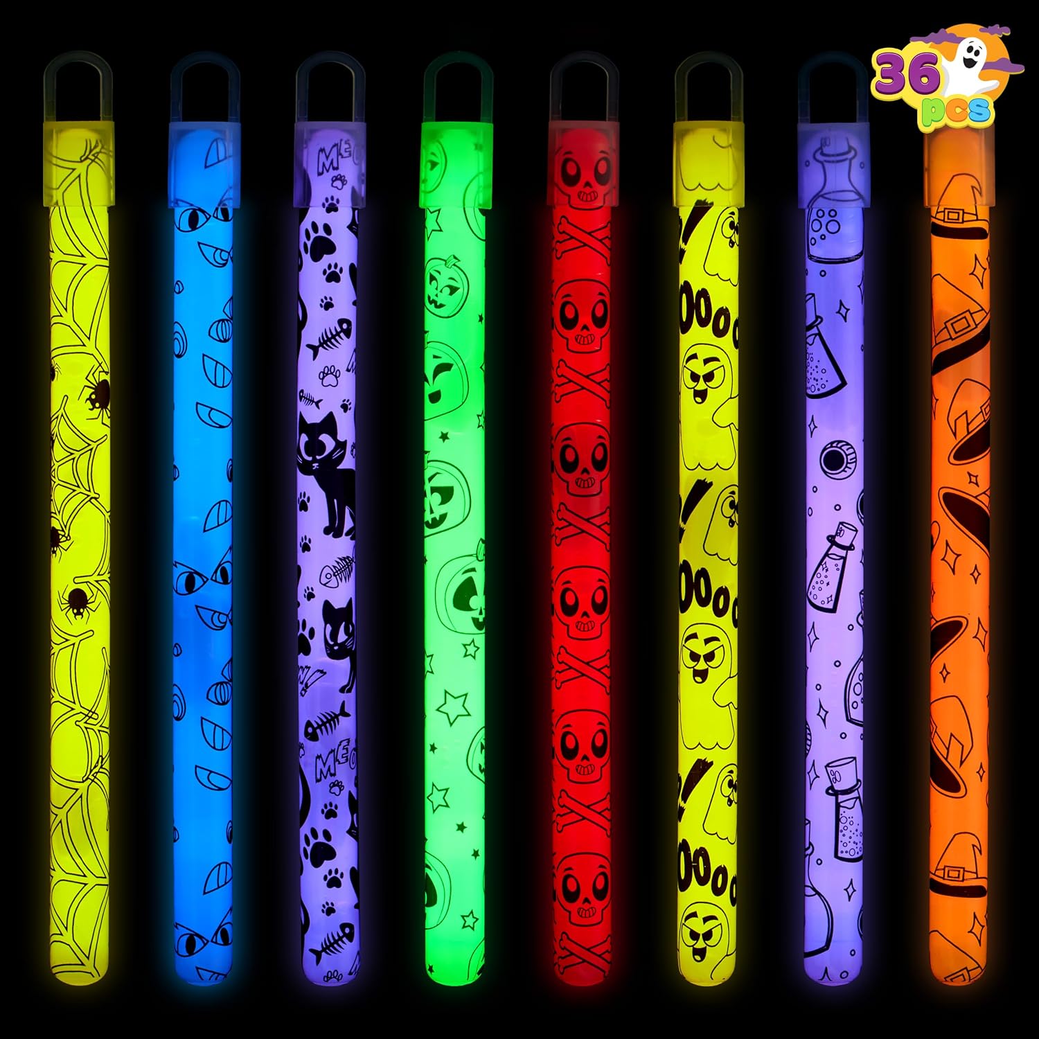 JOYIN Halloween Glow Sticks